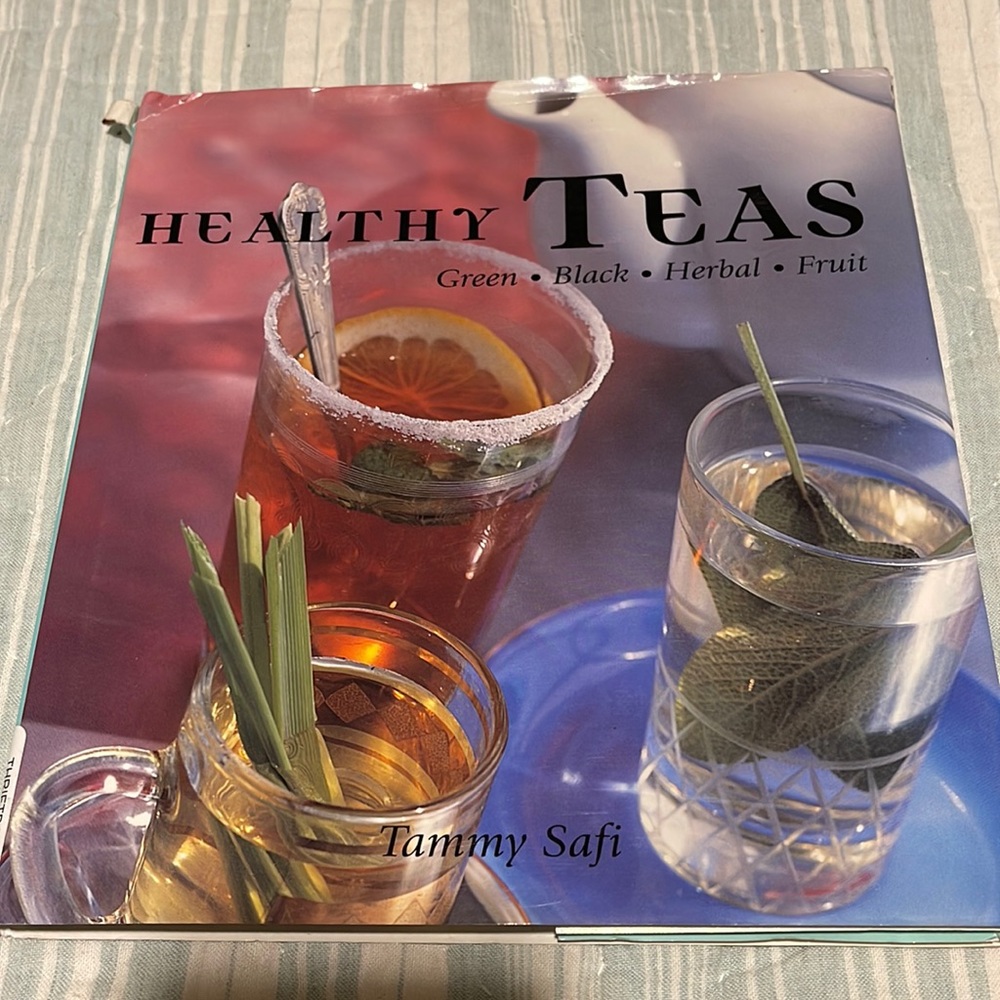 Healthy Teas green black herbal fruit FABULOUS BOOK